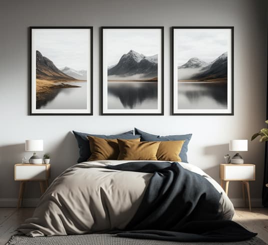 Sofa and pictures